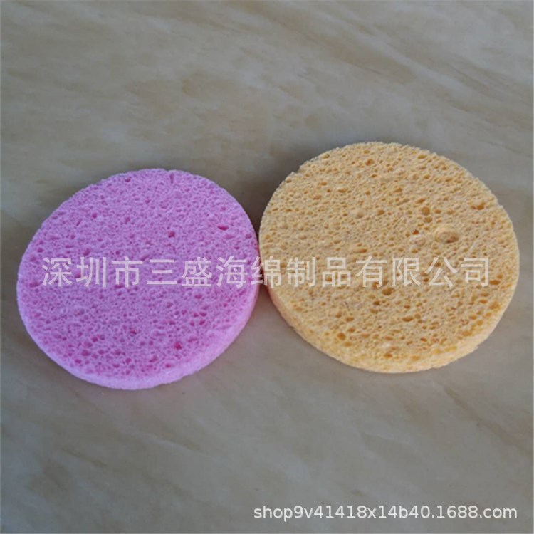 厂家定做 木浆海棉PVA清洁木浆棉 吸水性木浆棉 洗脸扑木浆棉 