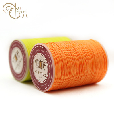 goods in stock wholesale Super small DIY circular Wax thread 0.6mm Polyester round wax wire Cored round wax wire