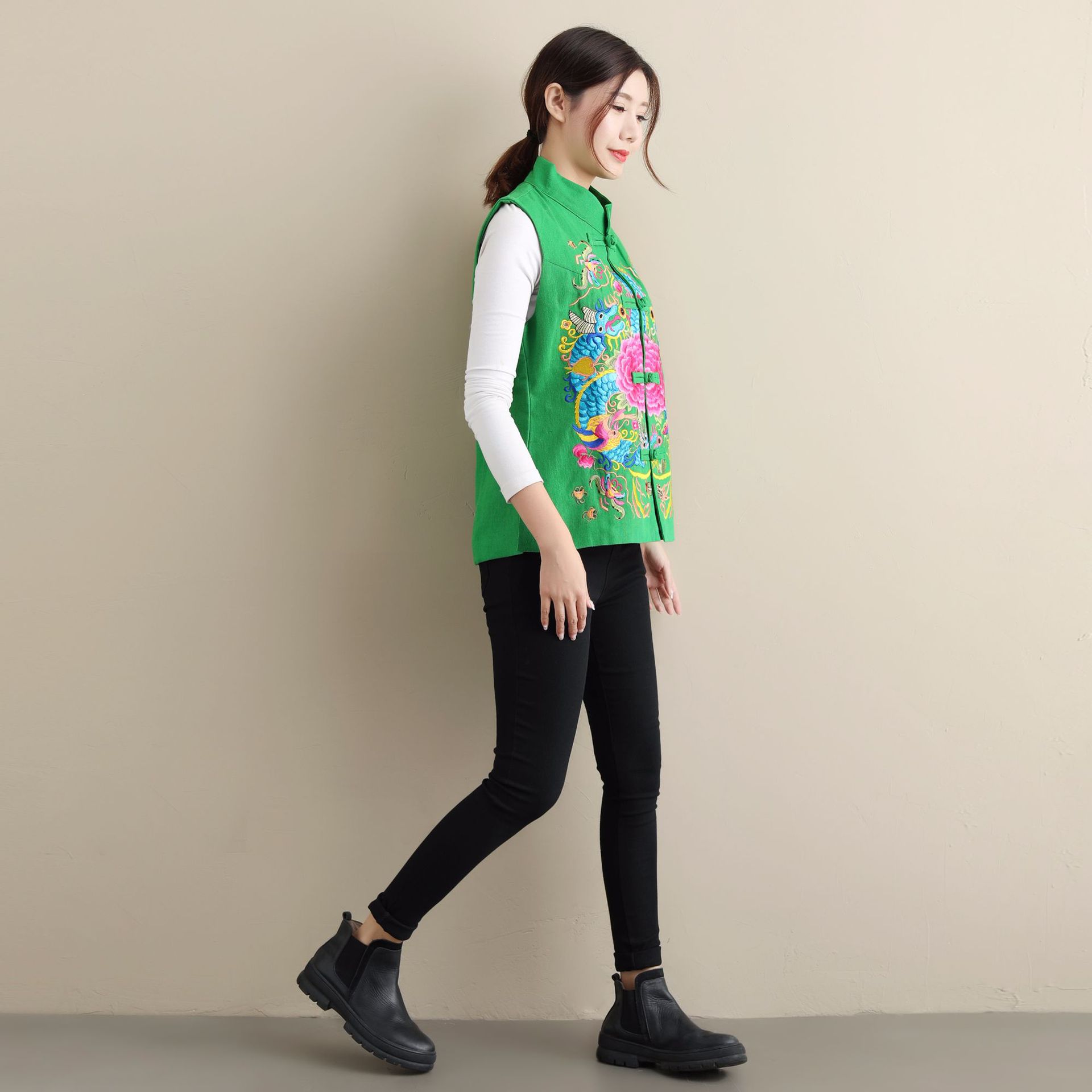 Gilet femme MA FAN TISSU en Coton - Ref 3316321 Image 45