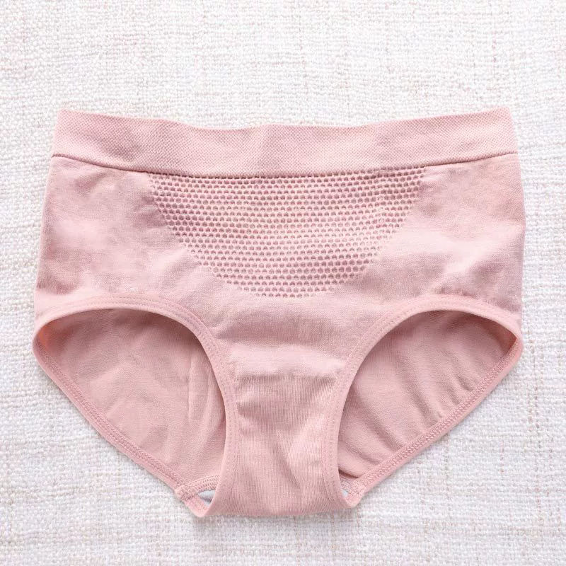 Japanese-style Breathable Shaping Underwear for Women, 3D Mid-Rise Hip Correcting Pants, One Size