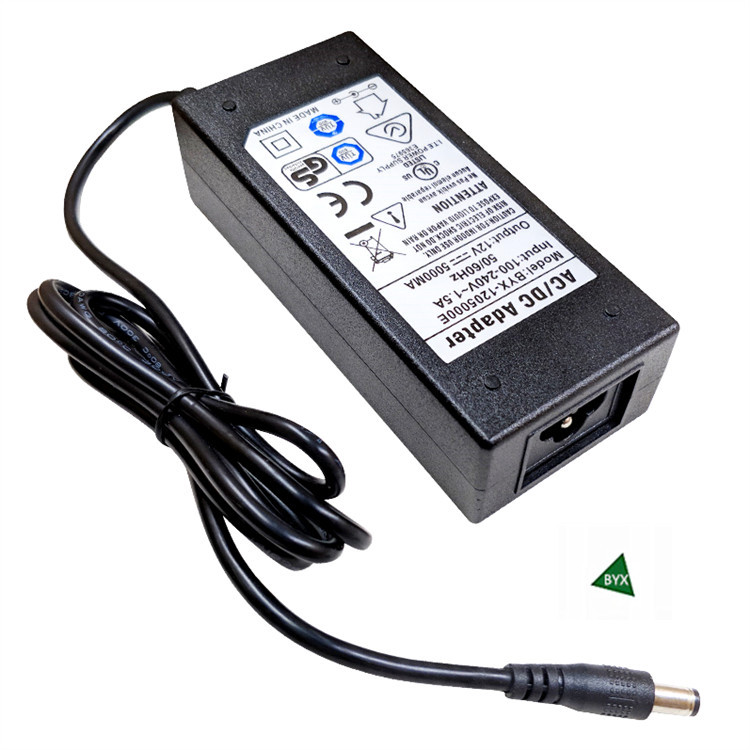 直销澳规SAA C-TICK MEPS认证12V5A 60W六级能效适配器 开关电源