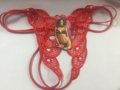 瑜惠情趣内裤花语暗绣开裆T裤性感内衣内裤丁字裤1029