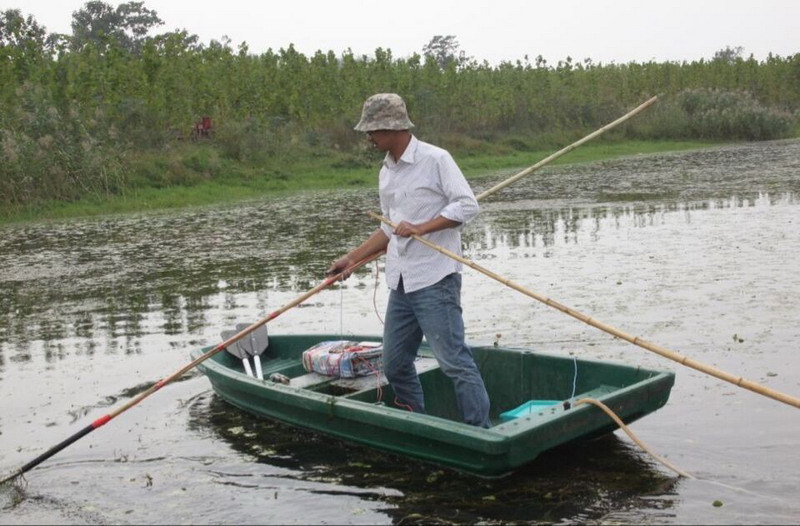 加厚牛筋船3.5米塑料船 户外观光钓鱼船 捕捞打渔船 河道清淤塑料船示例图30