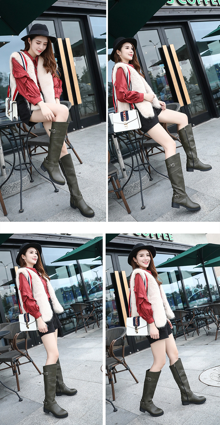 Bottes femme en PU artificiel - Ref 3354944 Image 23