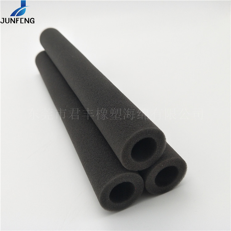 圆管海绵 高密度海绵柱 聚氨酯空心海绵柱 异形海绵柱成型制作