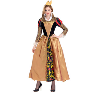 European and American Halloween queen costume uniform seductive sexy role play luxury poison queen Party Costume