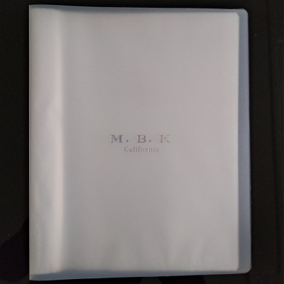 定做a4透明资料册线圈a3资料册20页塑料卡通资料册a5厂家现货批发|ru