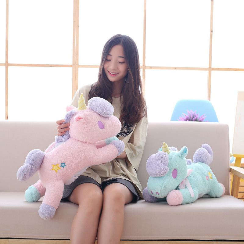 超萌双子星萌兽独角兽玫瑰绒抱枕 公仔 纸巾套卡通抱枕靠垫|ms