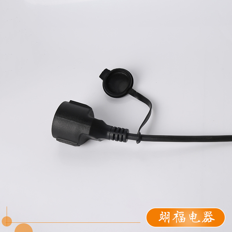 批发法国电源线插头 欧规户内外延长线 欧洲连接线插头