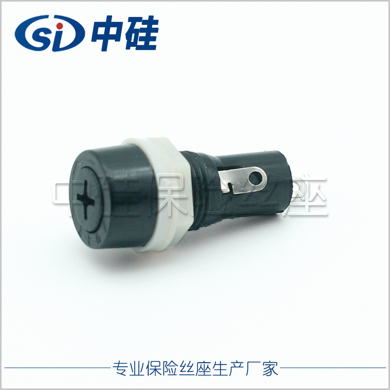 5*20面板保险丝座熔断器盒MF300 电木十字螺旋 厂家直销