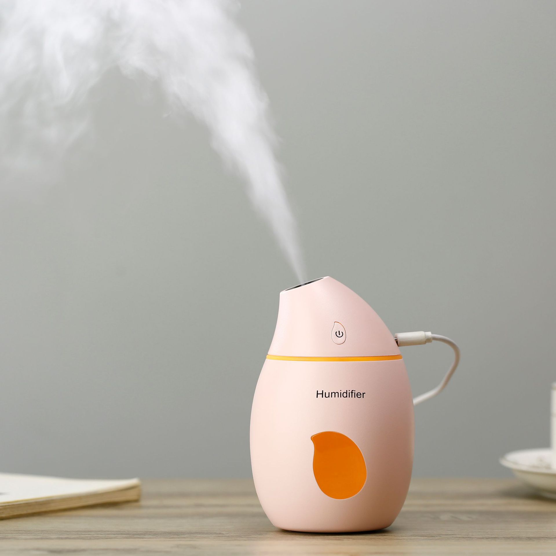 Mini usb humidifier small-scale Office desktop household bedroom Mute vehicle atmosphere Replenish water lovely Mango