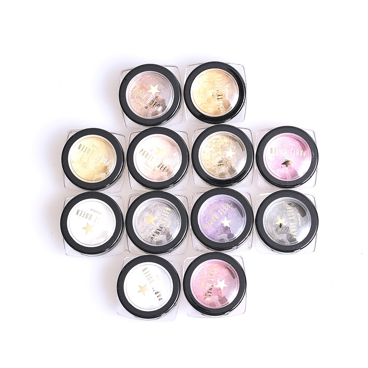 PQ单色闪亮眼影粉高光防水闪亮片舞台效果金葱粉品牌彩妆批发|ms