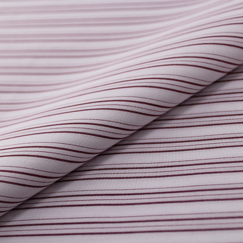 条纹色织竹纤维衬衫布料男士女士免烫衬衣服装面料