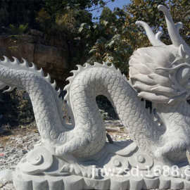 青石龙雕刻厂家 山东石龙价格 大型景观龙雕塑图片