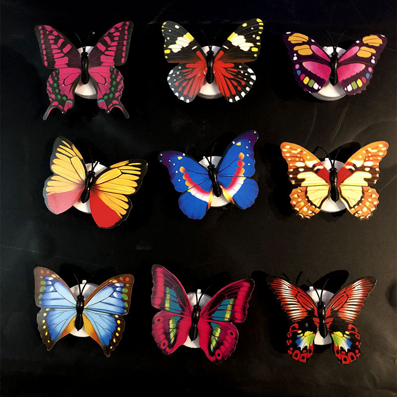 Moda Mariposa El Plastico Pegatina De Pared display picture 4