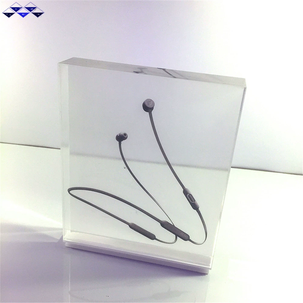 Headphones, acrylic glass stand