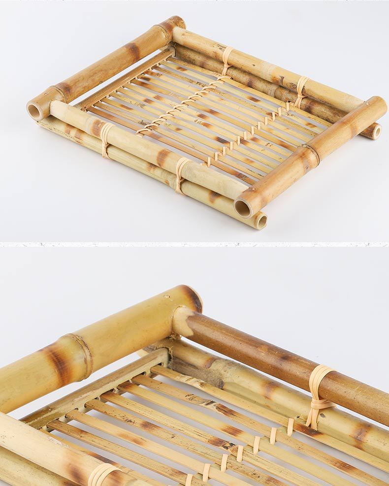 火烧烫花竹制托盘 日式竹餐具竹编果盘纯手工长方形虎皮托盘厂家-阿里巴巴