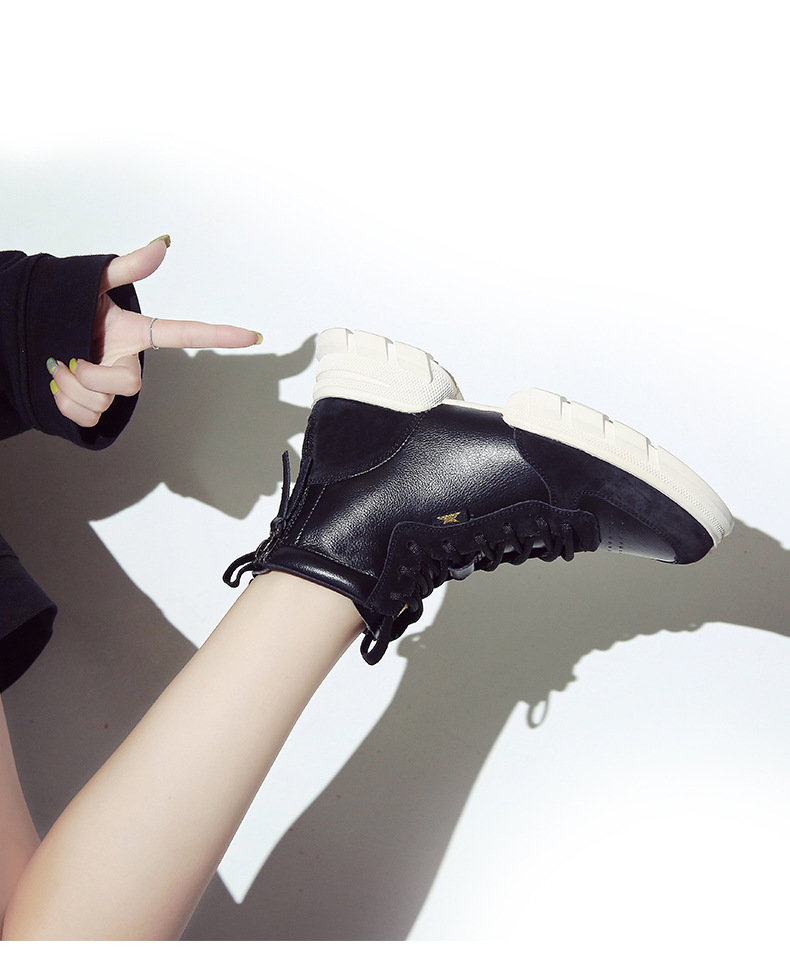 Bottes femme DAFEIOU     en En cuir - Ref 3355346 Image 38