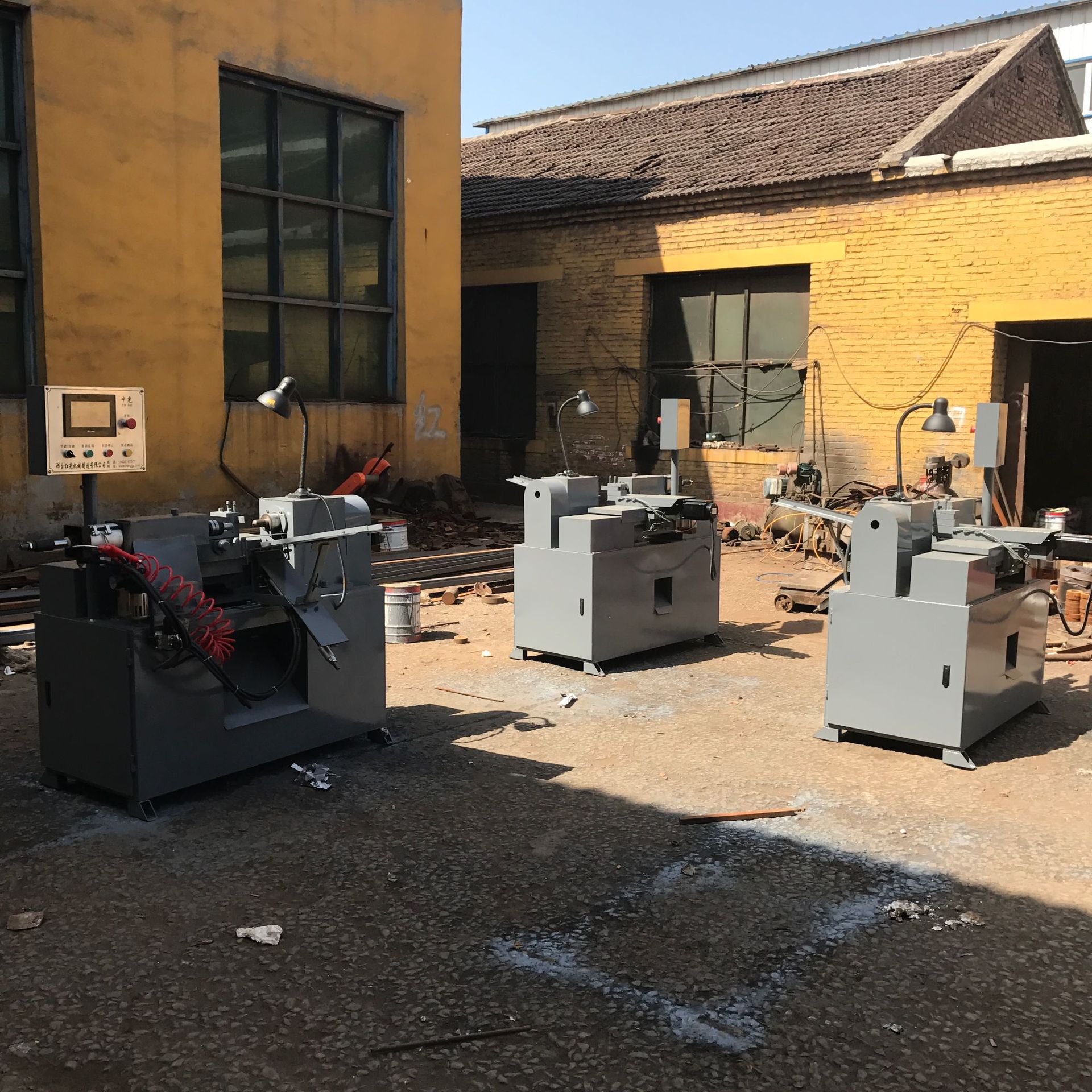 厂家直销双头长料短料全自动倒角机 全自动双头倒角机