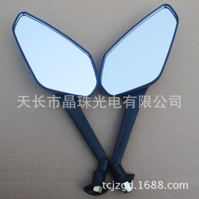 批发 电动车反光镜 摩托车后视镜 踏板车倒车镜菱形头8mm改装通用|ms