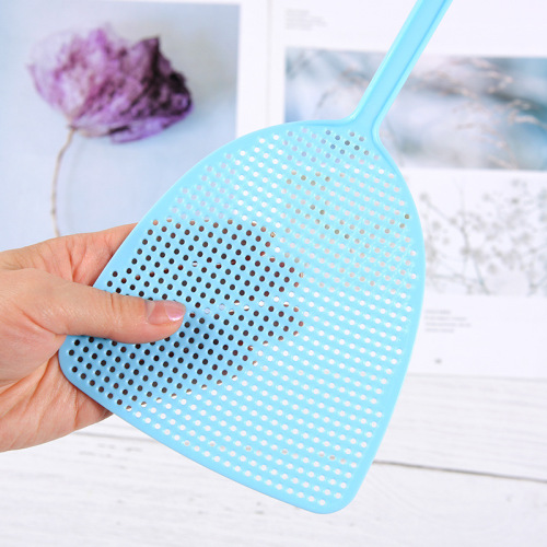 Household summer plastic fly swatter, durable mesh, long handle, fly swatter, mosquito swatter