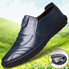 Men's summer footwear for leisure for leather shoes, 2022