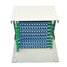 Pheenet菲尼特 96芯ODF光纖配線箱架滿配SC單模單元體熔纖盤