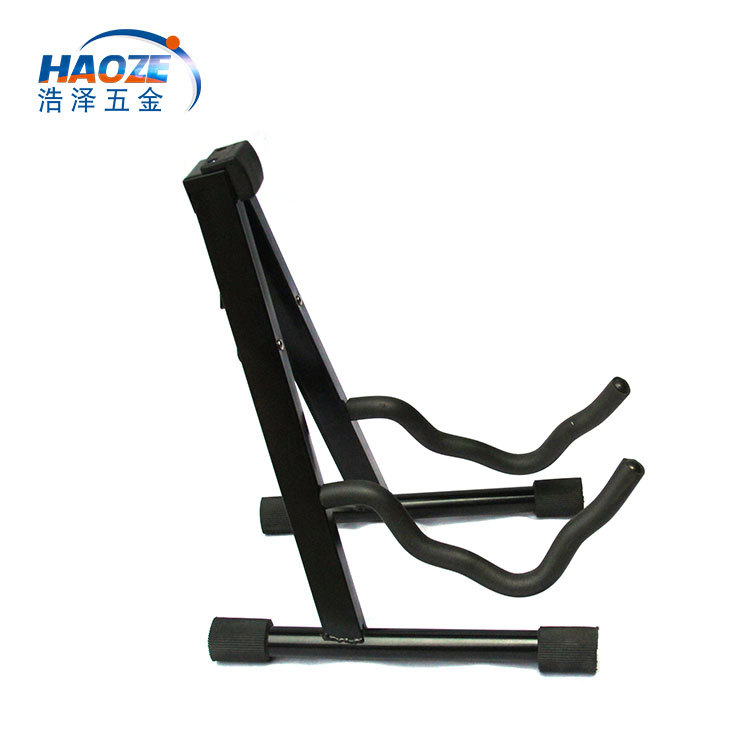 Baquelita de doble uso tipo A asiento de hierro soporte de guitarra eléctrica bajo eléctrico accesorios para instrumentos musicales soporte de guitarra