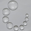 Round glossy fridge magnet, beads, with gem, wholesale