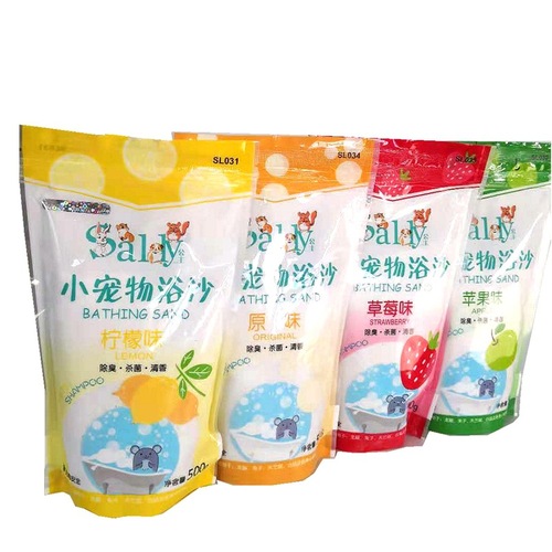 Hamster bath sand, golden bear, hamster bath sand, bath salt, smelly hair hamster supplies, bath sand 500g