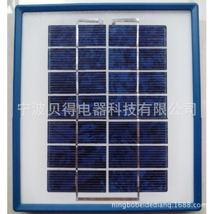 太阳能层压板 6V2.5W 塑料边框 可配线