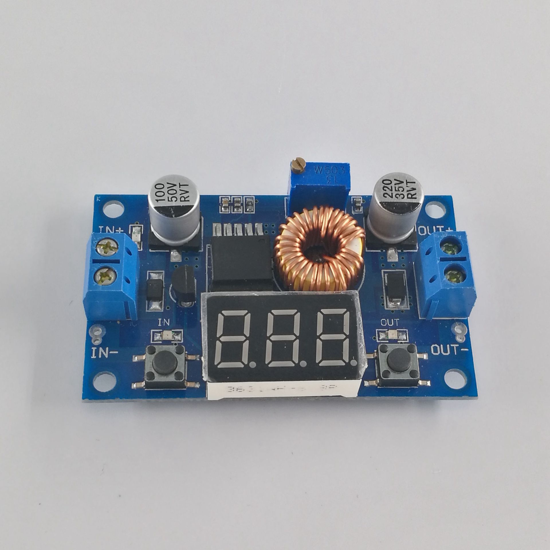 爆款电源控制板dc-dc5A大功率75W数字显示电源板