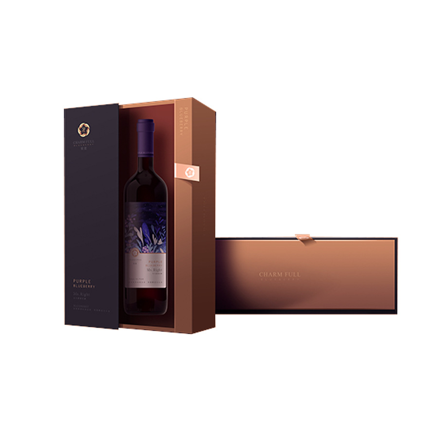 厂家专业生产红酒盒单支红酒抽拉式包装盒纸盒 纸质茶叶礼品盒