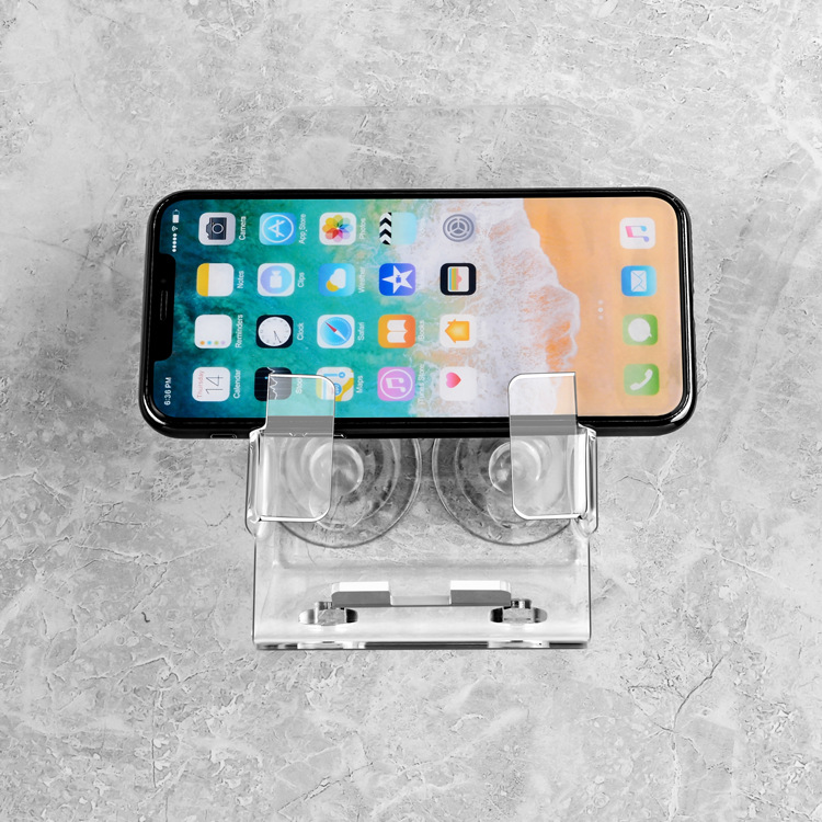 Cell phone holder for bathroom wall mount Kingfar