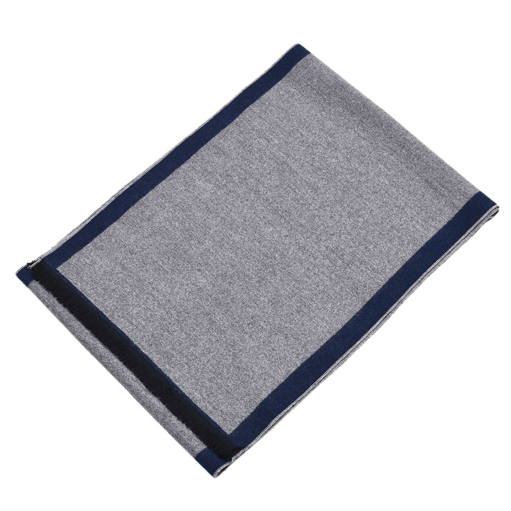 Bufanda hombre reversible de cuadros efecto cachemir otoño invierno_voghion.com