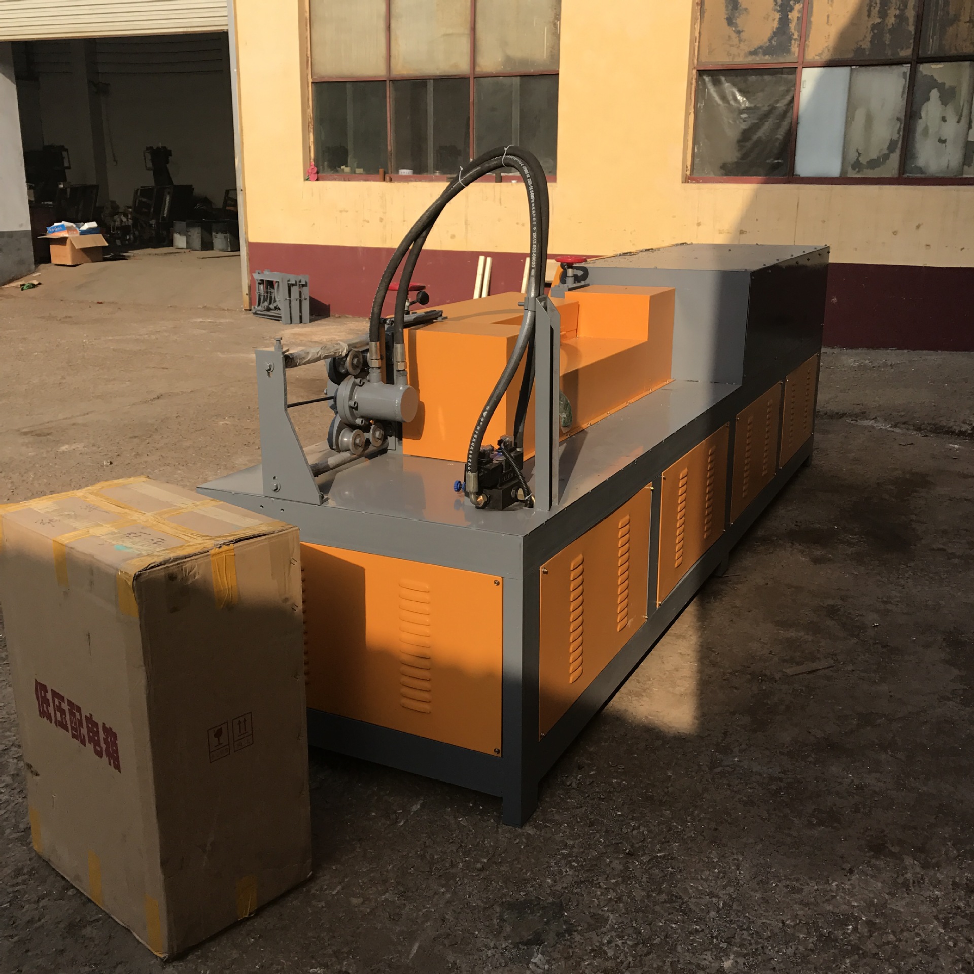 废旧钢筋拉丝机 钢筋延伸机 直螺纹钢筋调直延伸切断机