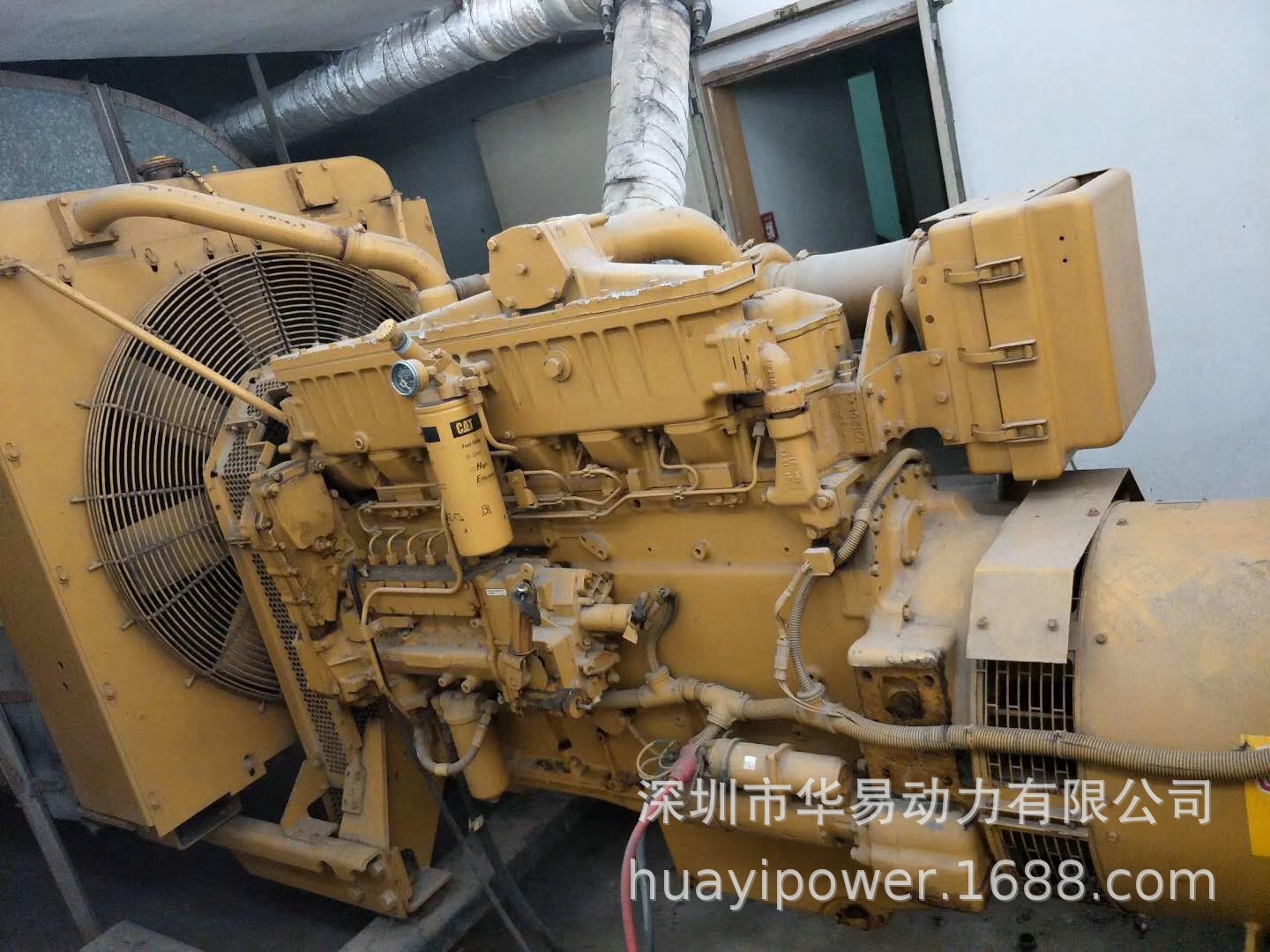 出售回收发电机二手美国300KW卡特彼勒3406柴油发电机