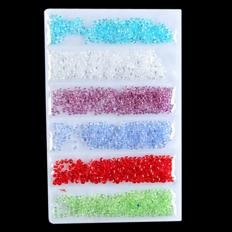 Colored Crystal Nail Sequins Micro Diamo...