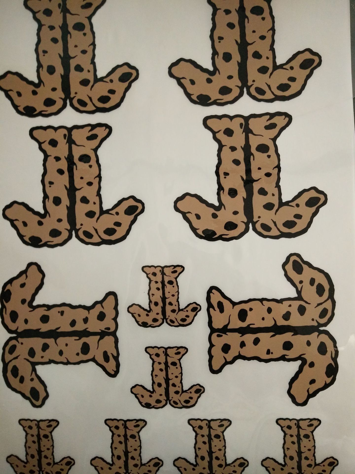 UV茶贴标 UV转印贴UV立体感压贴纸 弹性感压UV贴订 金属标