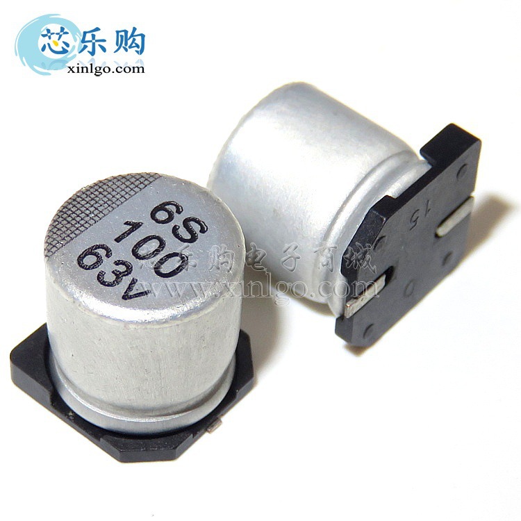 贴片铝电解电容 63V 100UF 10*10MM 10x10MM 贴片 铝电解电容