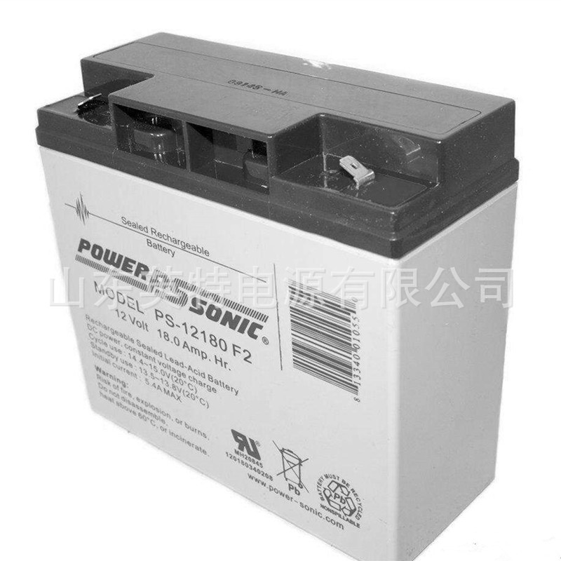 Power sonic电池 PS-12180F2 12Volt 18.0Amp.HR 12V18AH蓄电池