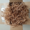 Specializing in the production 3mm fold Kraft paper Natural color Wood color Undulation Shredded paper Primary color Fill Paper