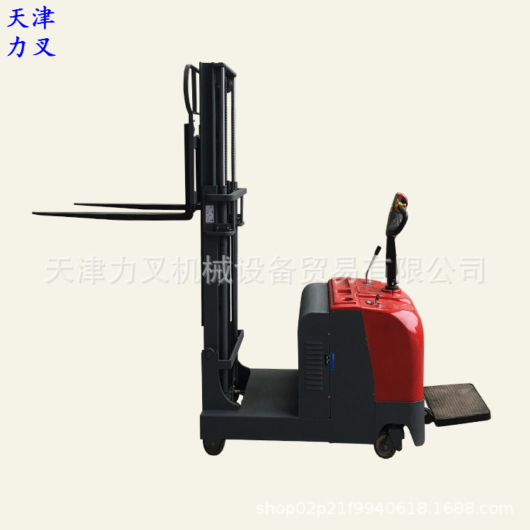 供应电瓶叉车全自动堆高机 配重式电动升高车 全电动托盘堆垛车