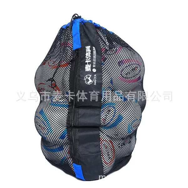 Basketball bag football bag with volleyball bag drawstring pocket bag waterproof shoulder sports bag large capacity ball bag net bag