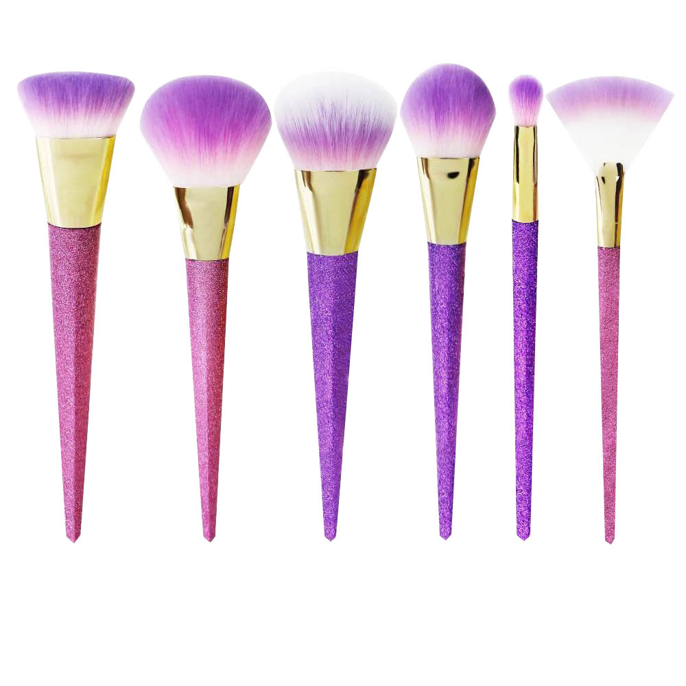 Artificial Fiber Plastic Handle Makeup Tool Sets 1 Set display picture 7