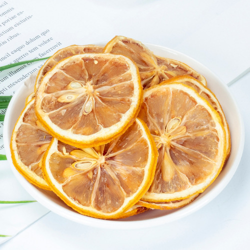 Dried Lemon Honey Lemon Slices Sichuan Anyue Fresh Lemon Slices Fruity Tea 50g Can Dried Lemon