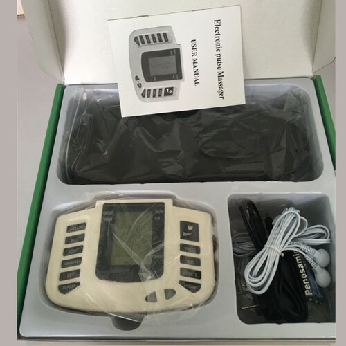 Cross-border Bestselling Digital Meridian Massage Device Microcurrent Medium Frequency Meridian Therapy Device JR-309A Pulsed Massage Device