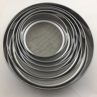 烘焙用具面粉篩 15-27cm六種不同尺寸 40目加厚不鏽鋼手持面粉籃