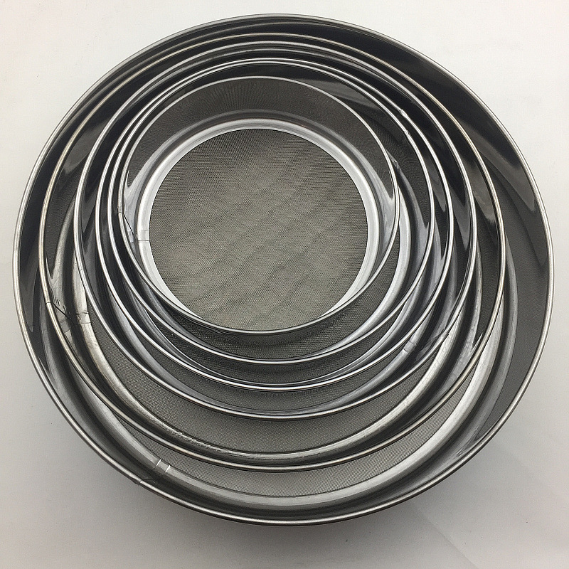 烘焙用具面粉篩 15-27cm六種不同尺寸 40目加厚不鏽鋼手持面粉籃