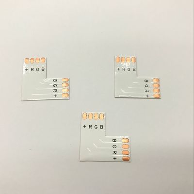 厂家直销RGB L型转接板10mm 4pin L型片片5050RGB裸板转角板